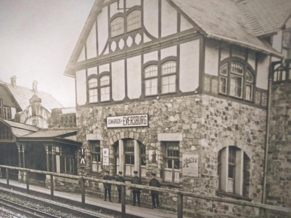 Ferienwohnungen Im Alten Bahnhof Osnabrück Exterior foto